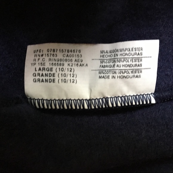 Hanes Girls size L/10-12 hi-low graphic sweatshirt - Picture 5 of 5